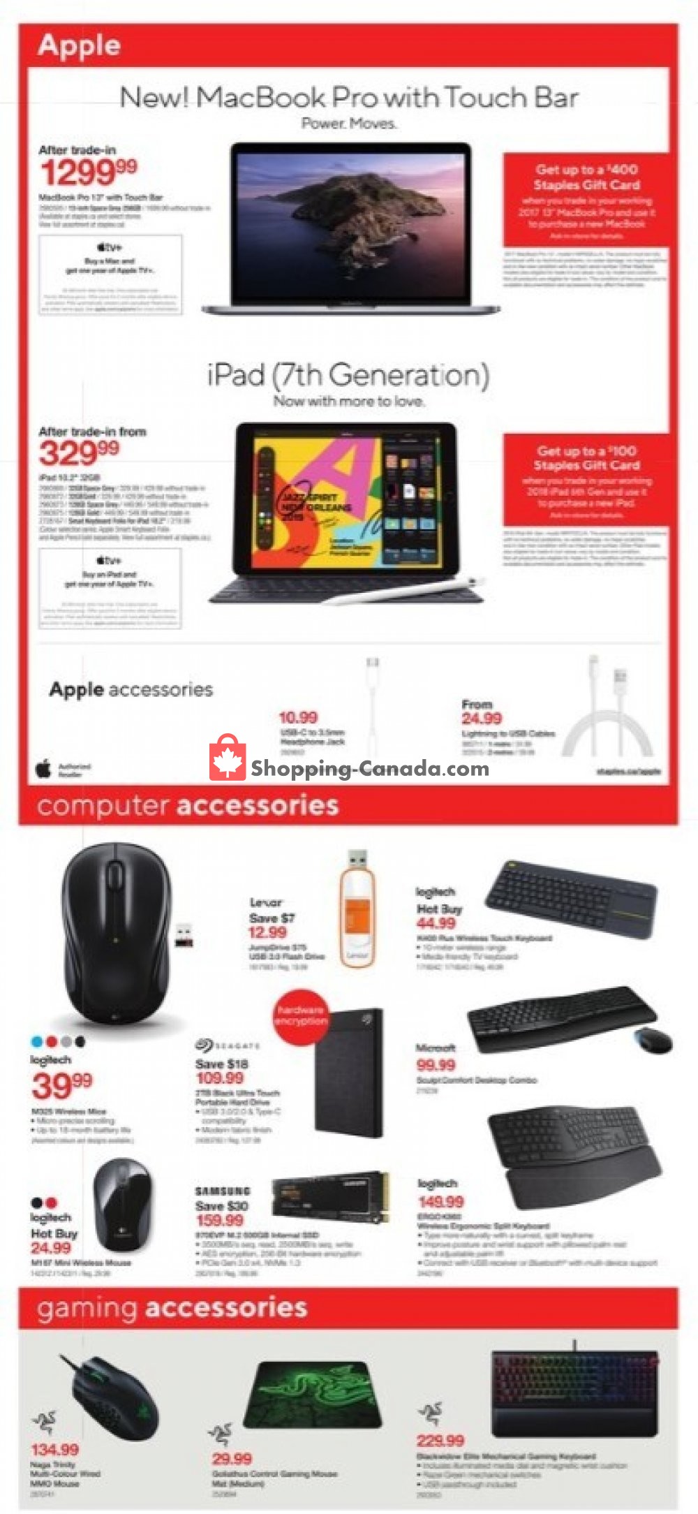 Staples flyer from Wednesday July 1, 2020 to Tuesday July 7, 2020 - page 5