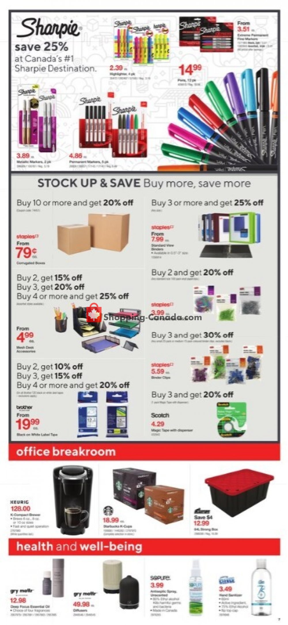 Staples flyer from Wednesday July 1, 2020 to Tuesday July 7, 2020 - page 7