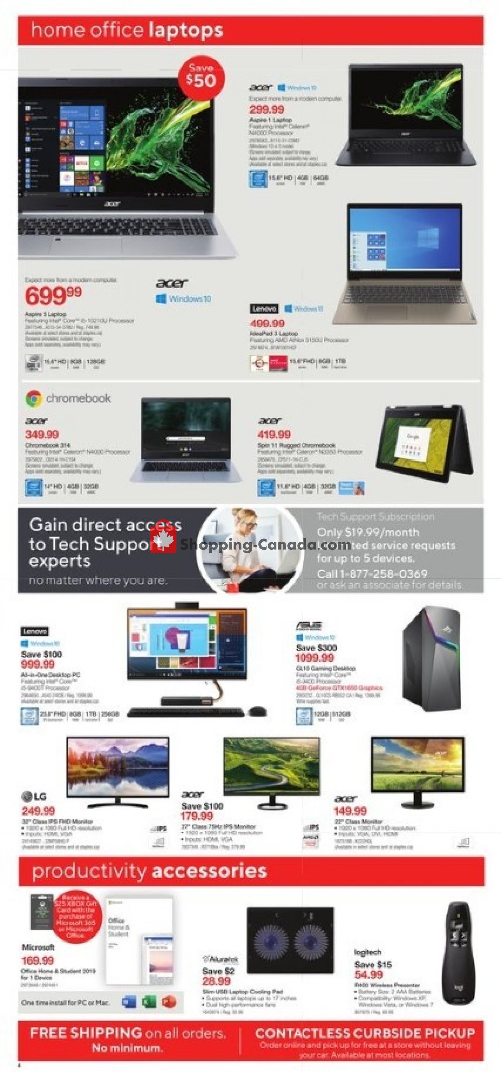 Staples flyer from Wednesday June 3, 2020 to Tuesday June 9, 2020 - page 4