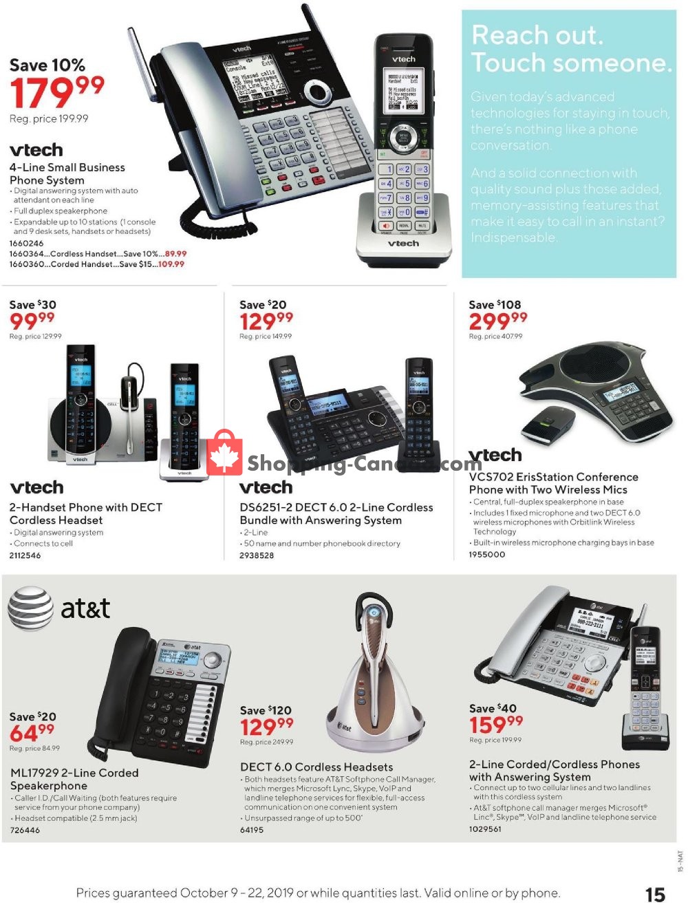 Staples flyer from Wednesday October 9, 2019 to Tuesday October 22, 2019 - page 15