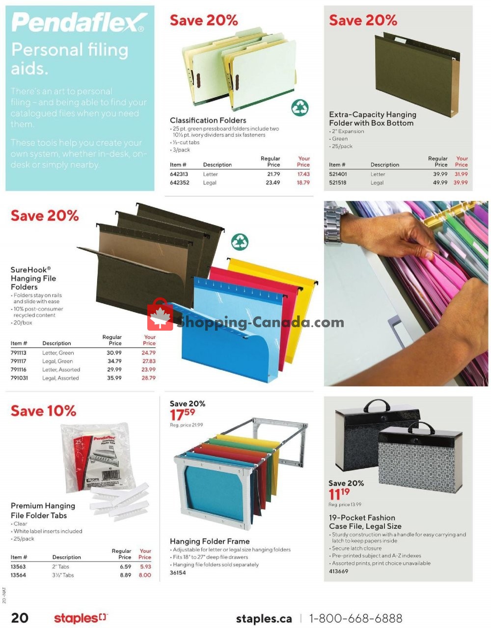 Staples flyer from Wednesday October 9, 2019 to Tuesday October 22, 2019 - page 20
