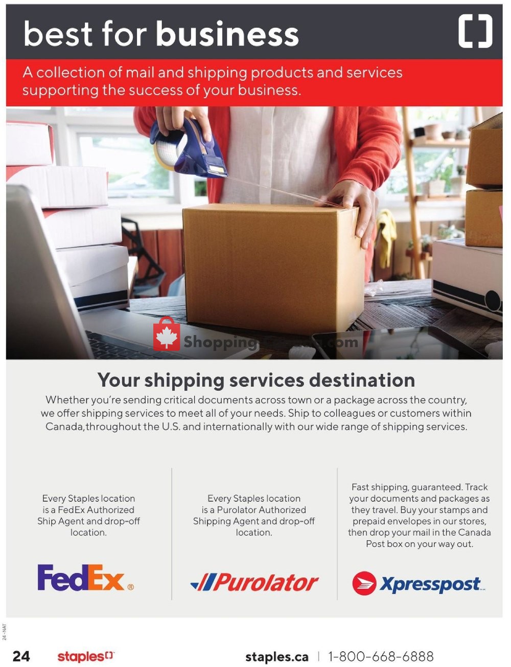 Staples flyer from Wednesday October 9, 2019 to Tuesday October 22, 2019 - page 24