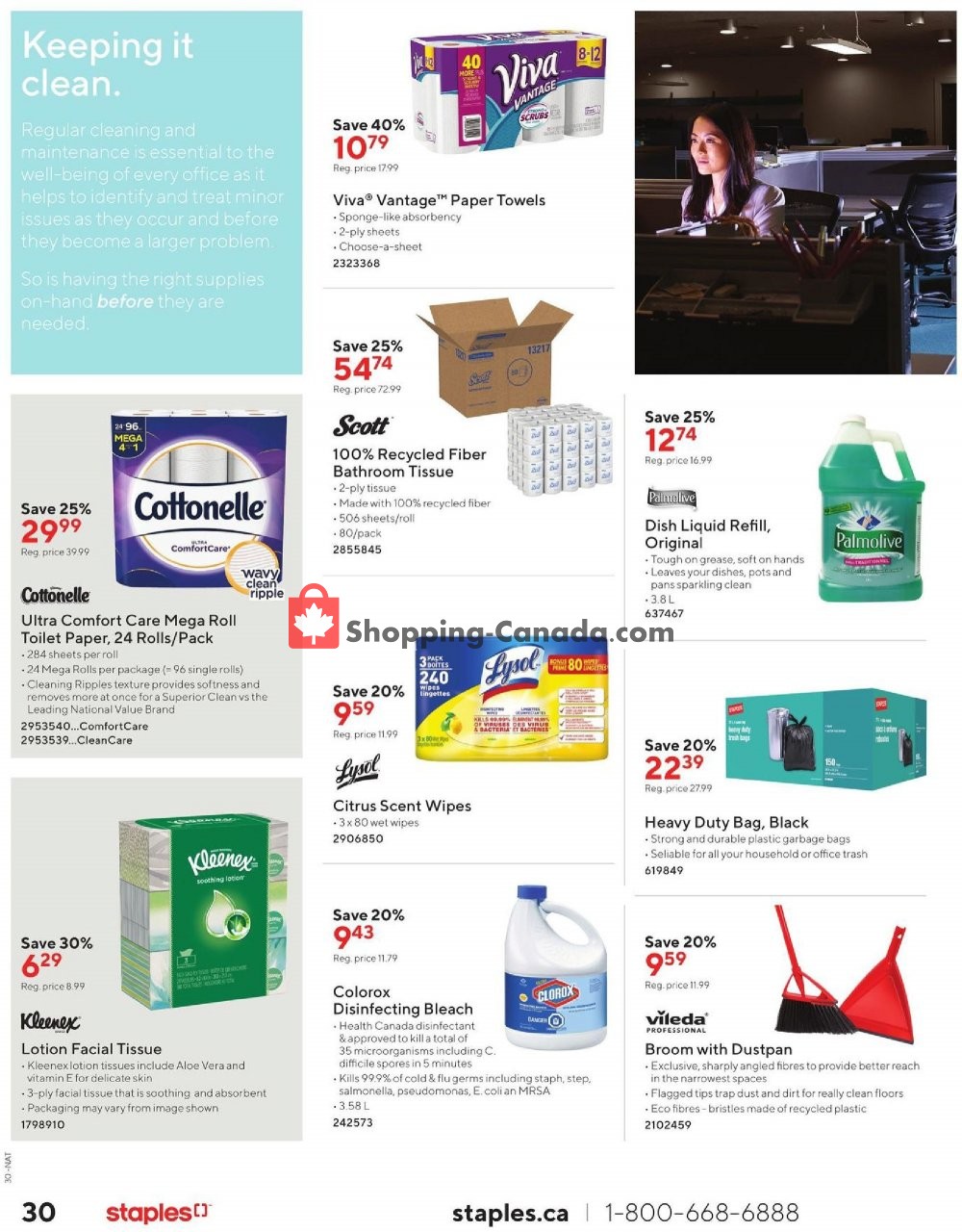 Staples flyer from Wednesday October 9, 2019 to Tuesday October 22, 2019 - page 30