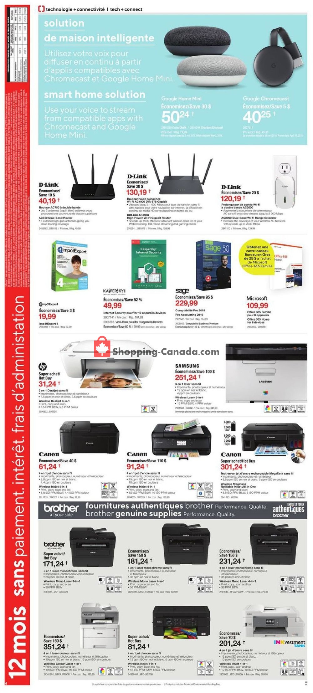 Staples flyer from Wednesday April 24, 2019 to Tuesday May 7, 2019 - page 4