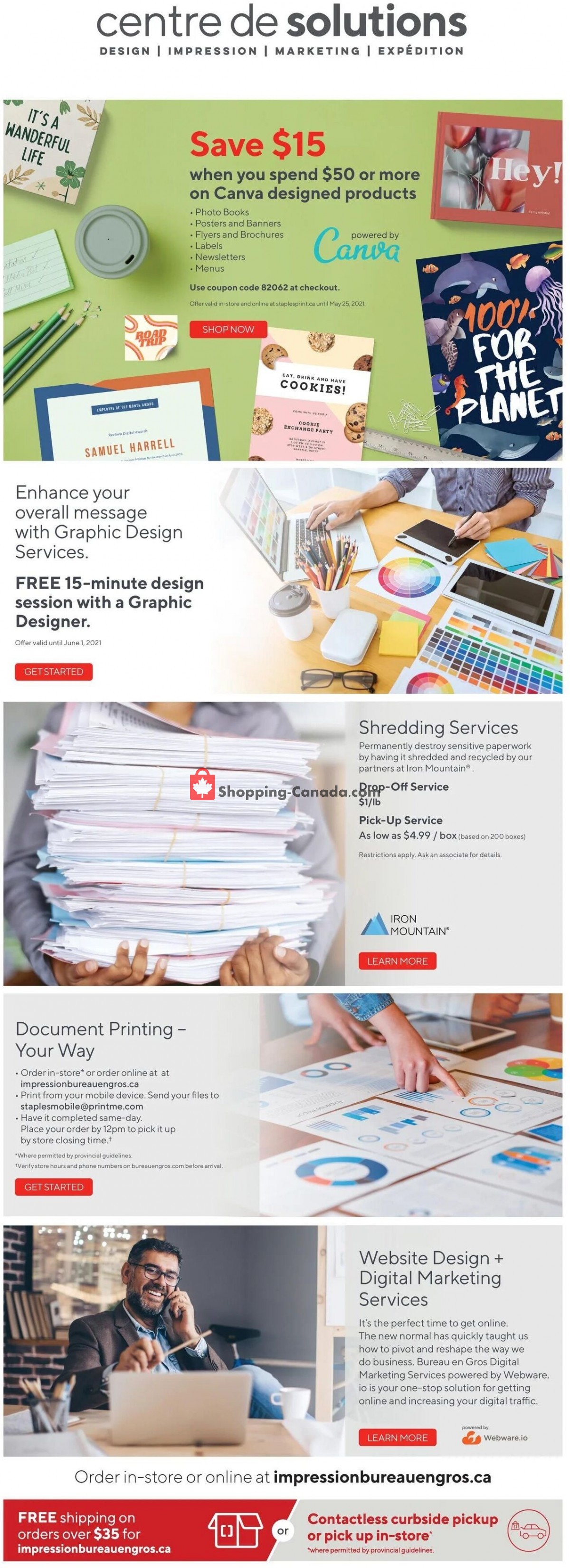 Staples flyer from Wednesday April 28, 2021 to Tuesday May 4, 2021 - page 11