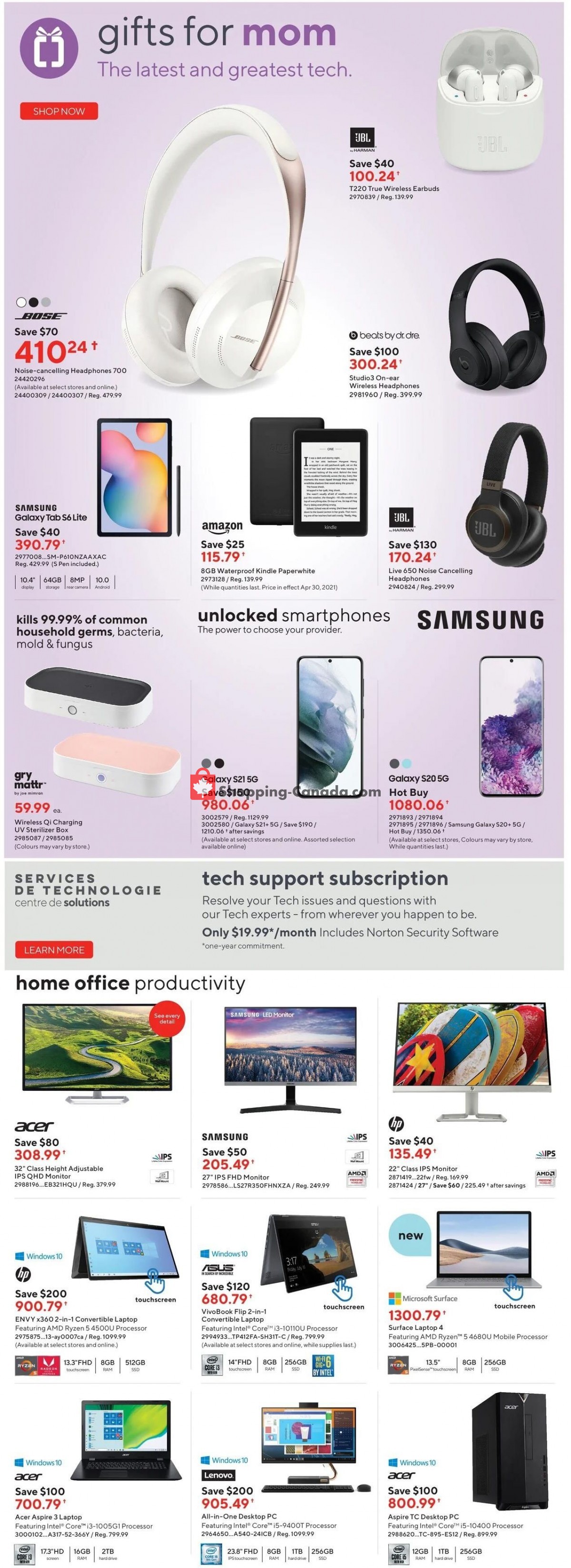 Staples flyer from Wednesday April 28, 2021 to Tuesday May 4, 2021 - page 7