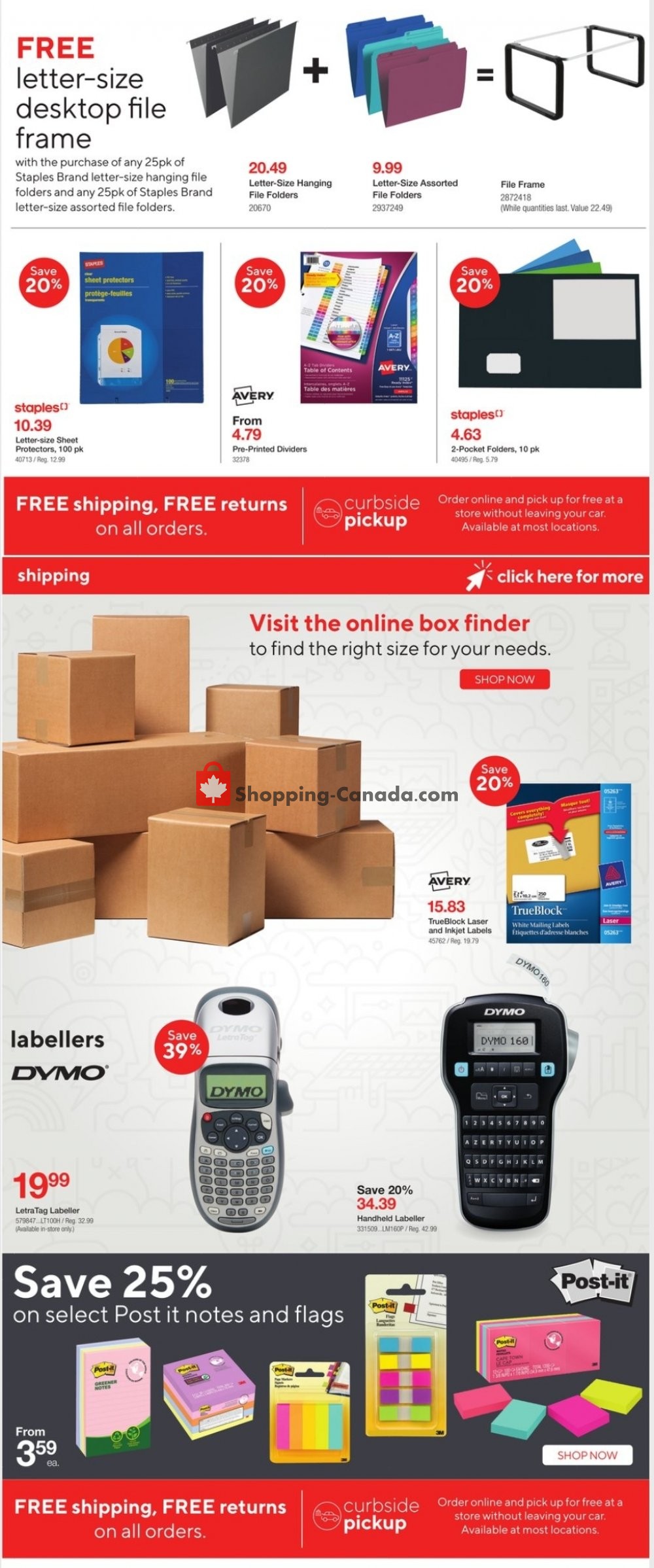 Staples flyer from Wednesday January 13, 2021 to Tuesday January 19, 2021 - page 12