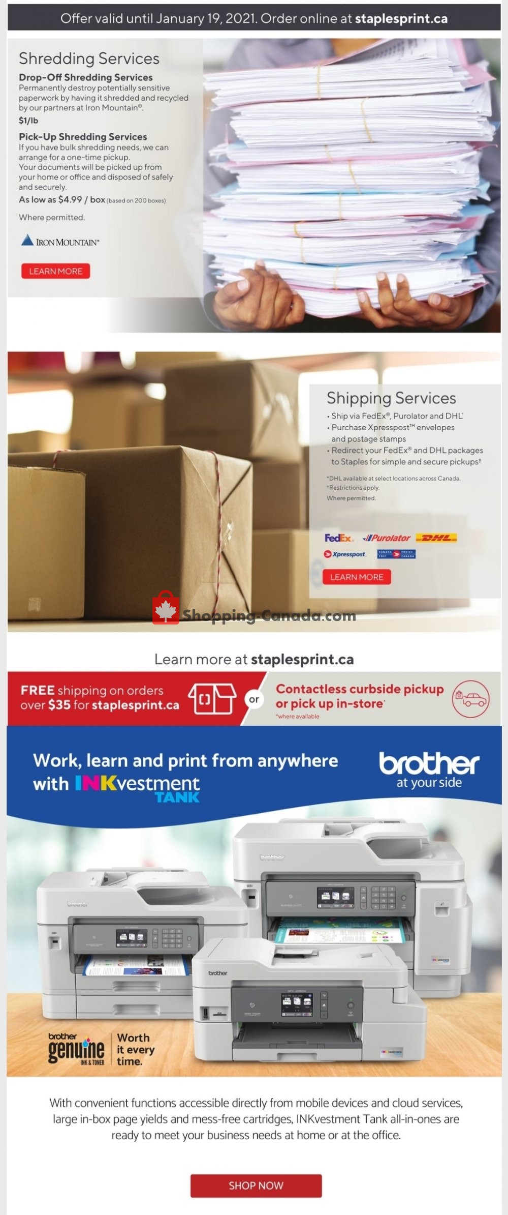Staples flyer from Wednesday January 13, 2021 to Tuesday January 19, 2021 - page 15