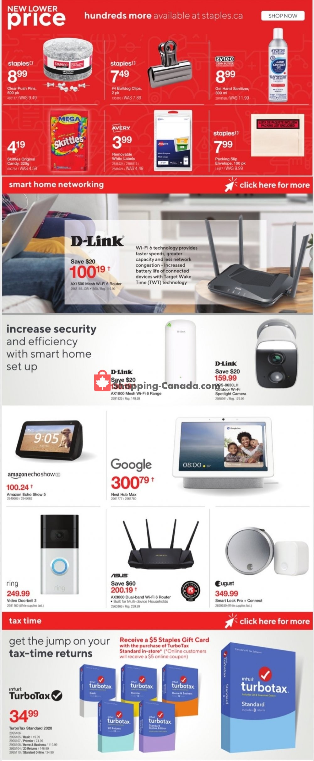 Staples flyer from Wednesday January 13, 2021 to Tuesday January 19, 2021 - page 3