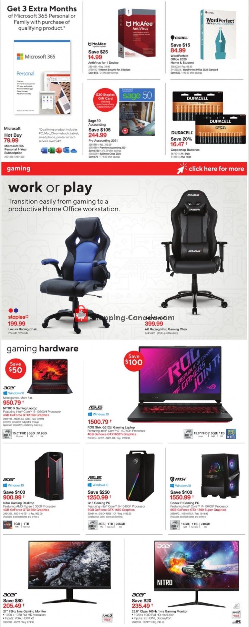 Staples flyer from Wednesday January 13, 2021 to Tuesday January 19, 2021 - page 9