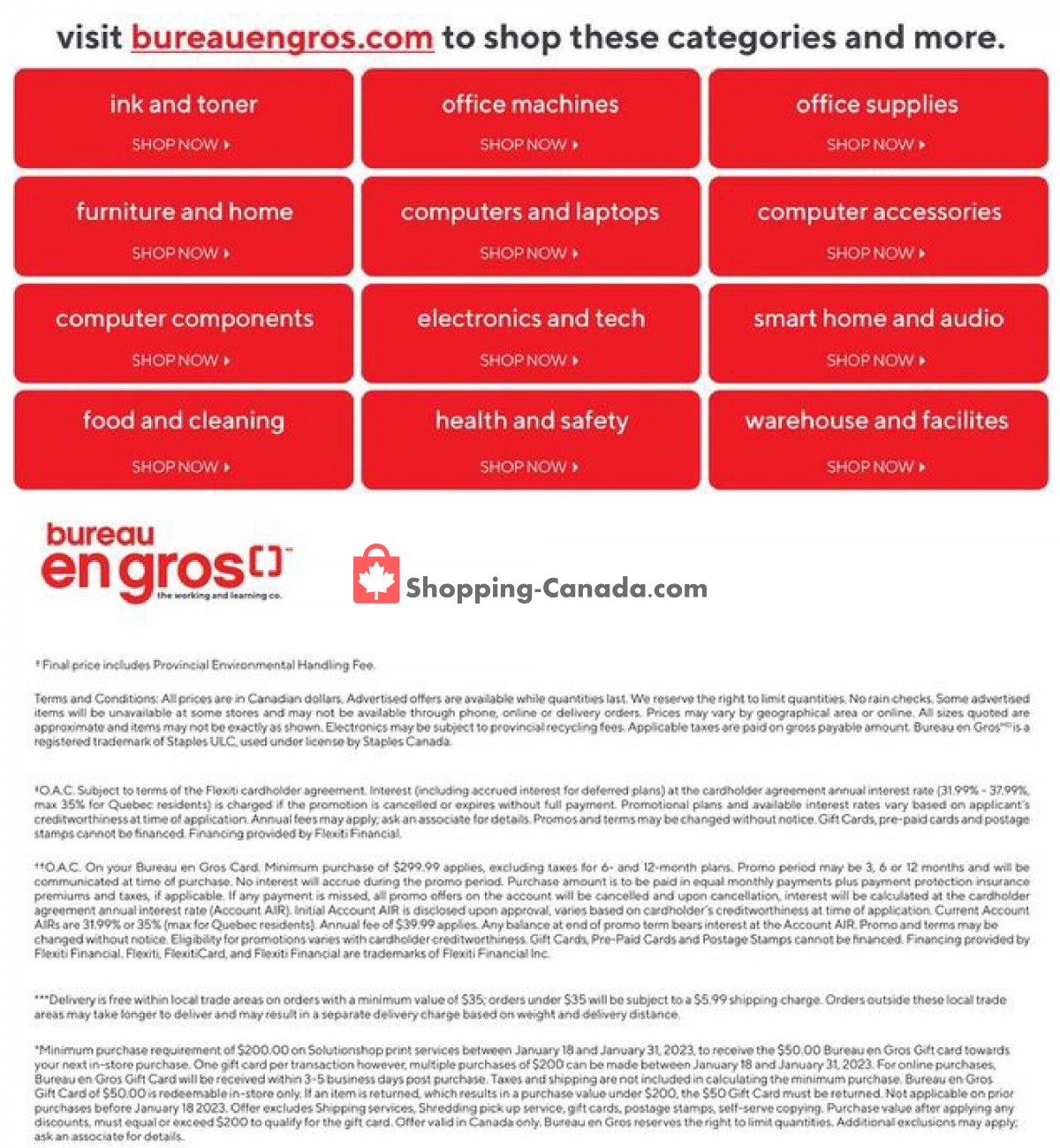 Staples flyer from Wednesday January 18, 2023 to Tuesday January 24, 2023 - page 14