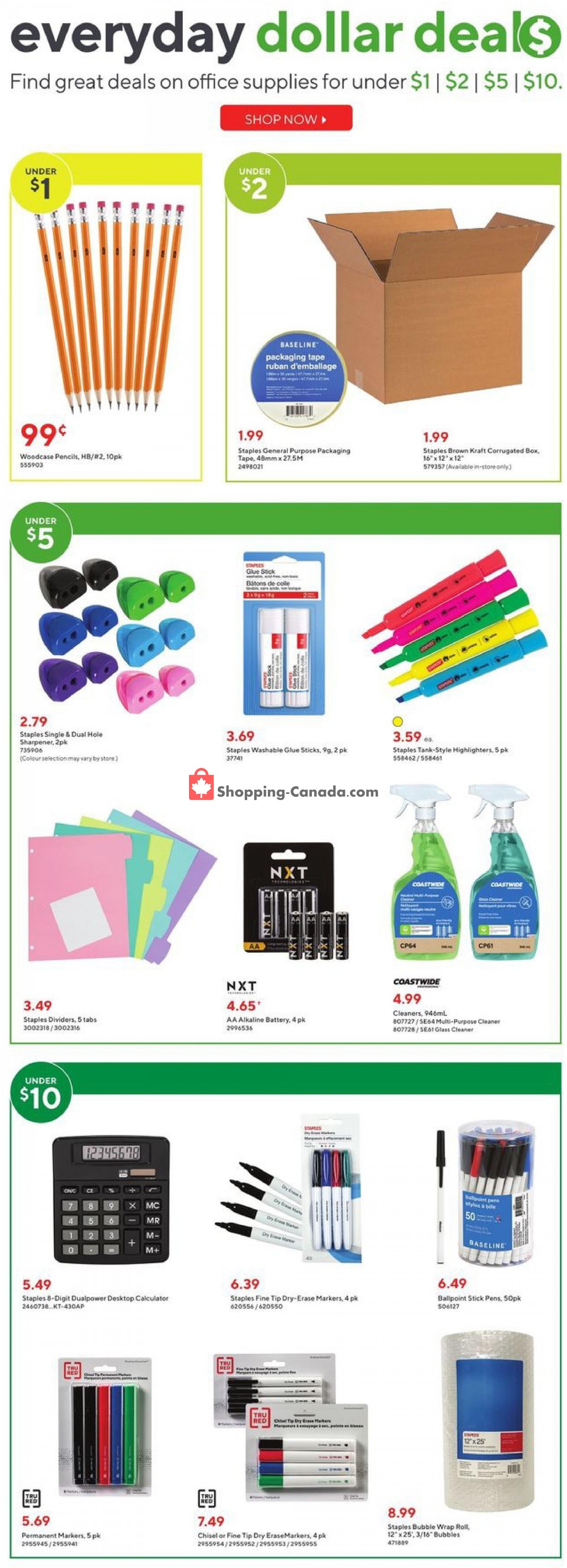 Staples flyer from Wednesday January 18, 2023 to Tuesday January 24, 2023 - page 3