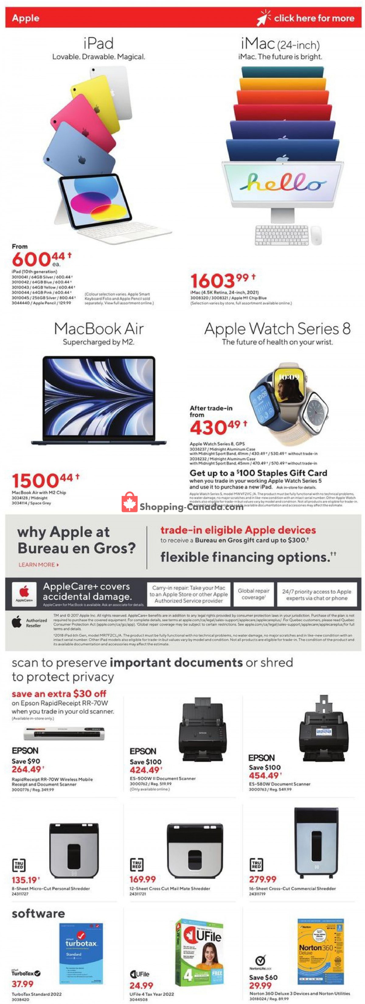 Staples flyer from Wednesday January 18, 2023 to Tuesday January 24, 2023 - page 9