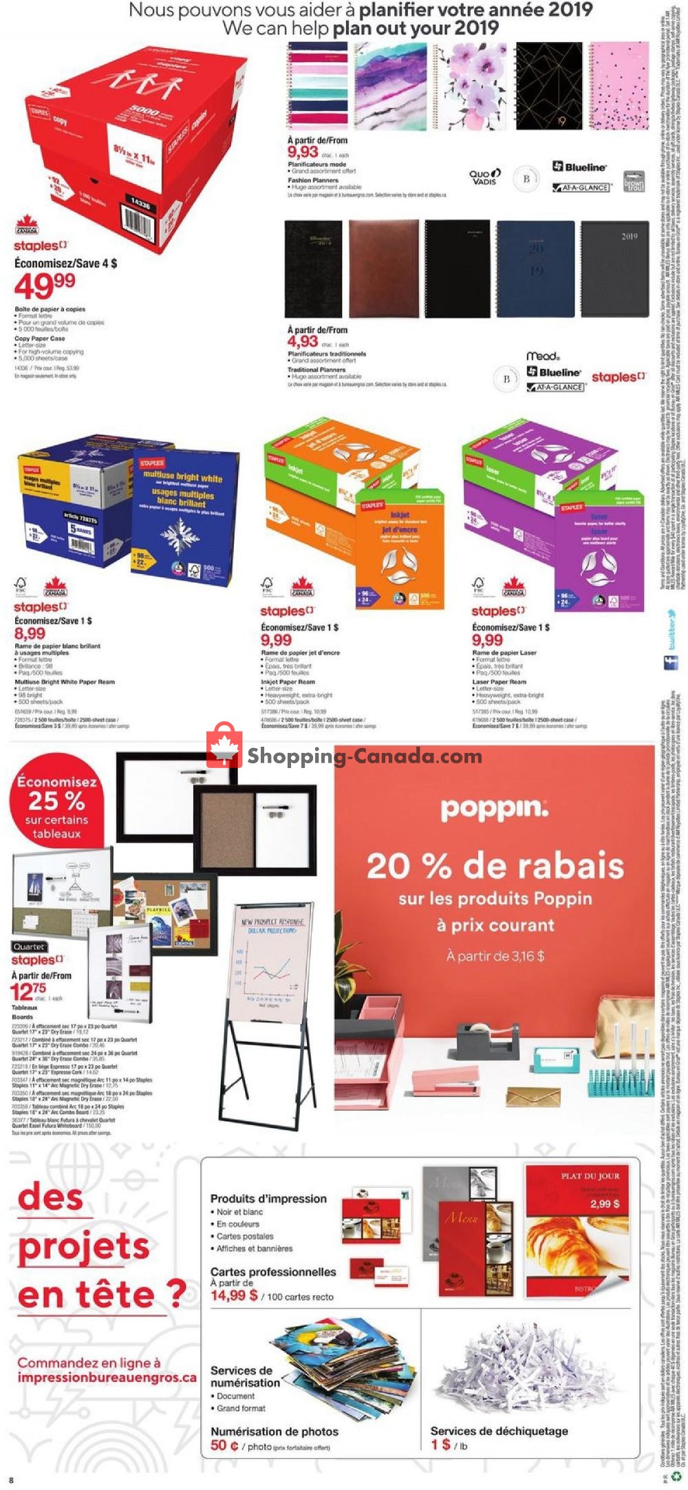 Staples flyer from Wednesday January 2, 2019 to Tuesday January 8, 2019 - page 10