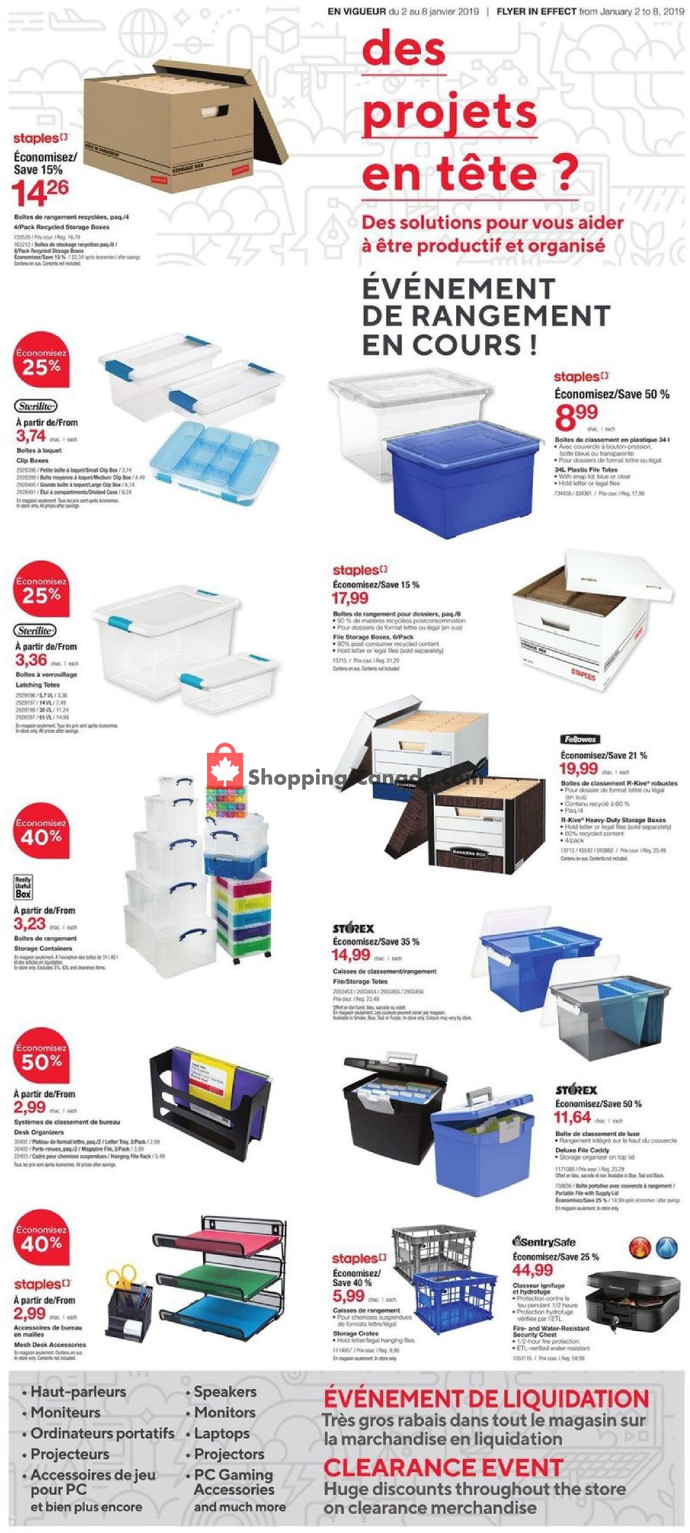 Staples flyer from Wednesday January 2, 2019 to Tuesday January 8, 2019 - page 3