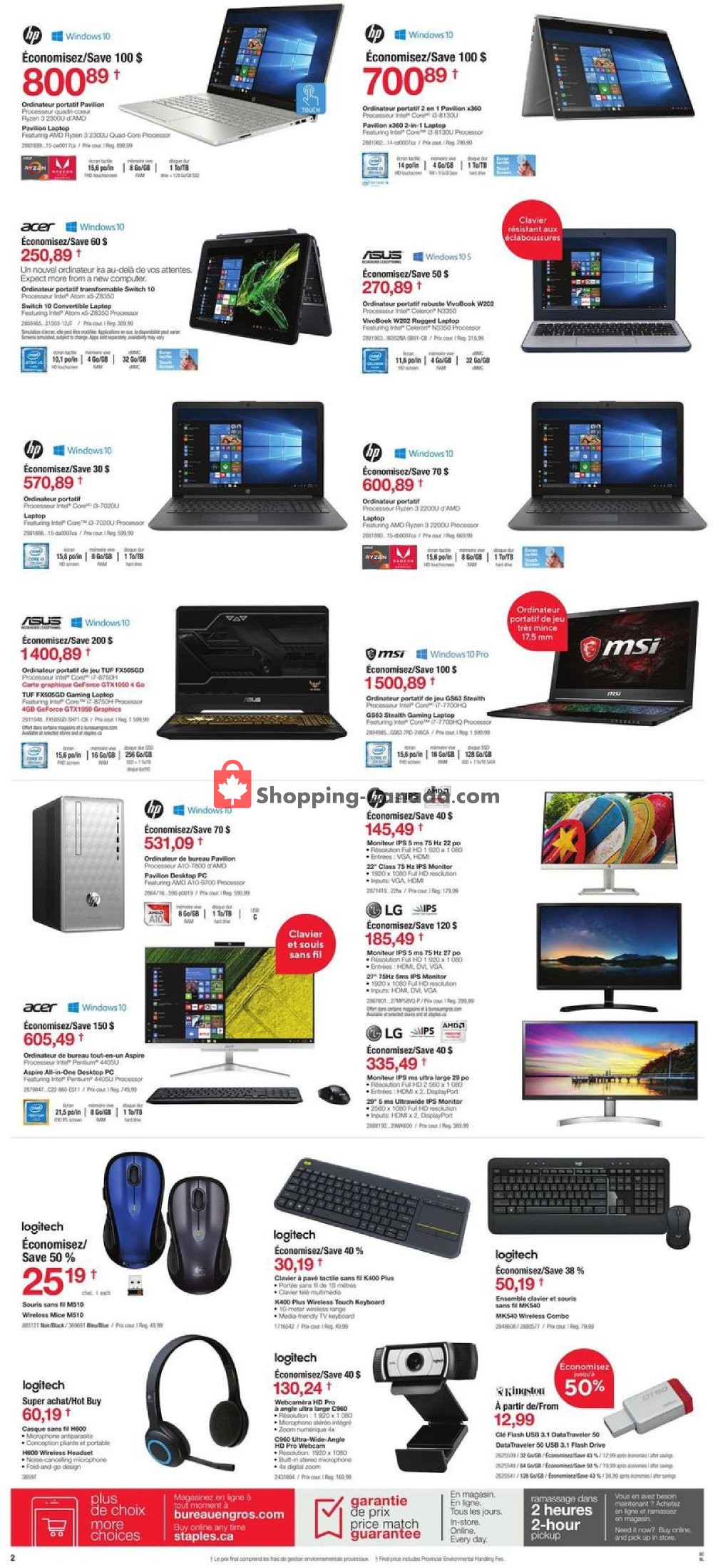 Staples flyer from Wednesday January 2, 2019 to Tuesday January 8, 2019 - page 4