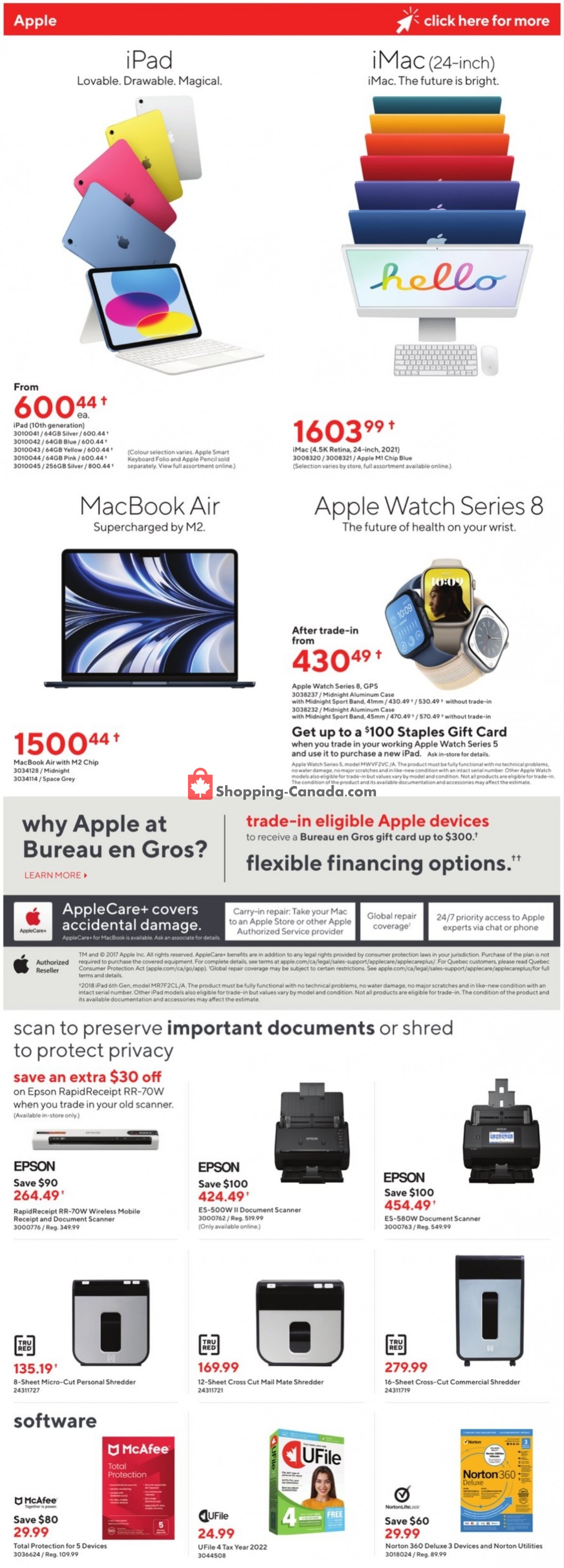 Staples flyer from Wednesday January 25, 2023 to Tuesday January 31, 2023 - page 8