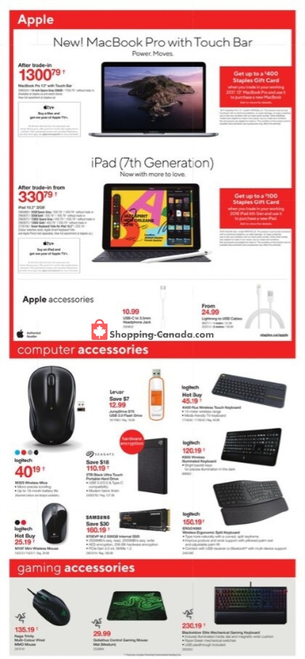 Staples flyer from Wednesday July 1, 2020 to Tuesday July 7, 2020 - page 5
