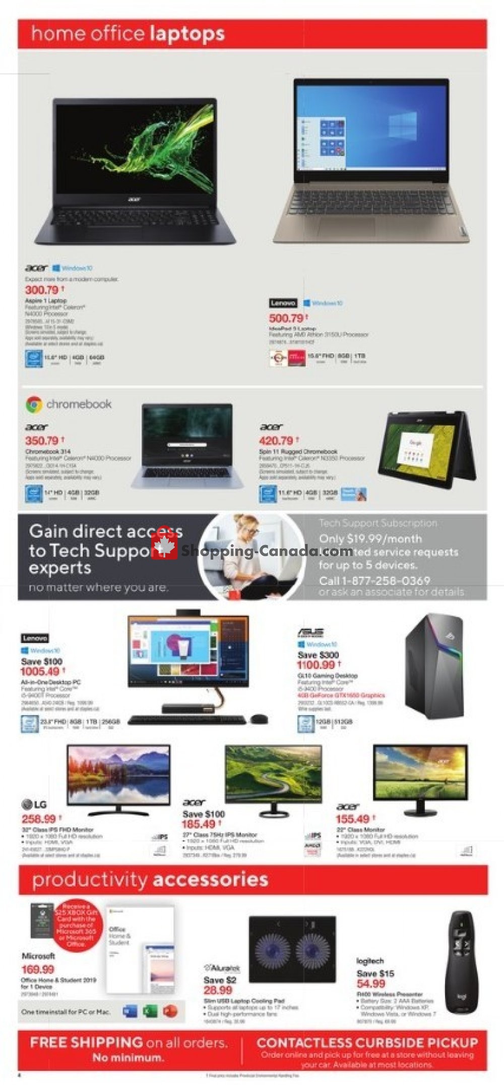 Staples flyer from Wednesday June 3, 2020 to Tuesday June 9, 2020 - page 4