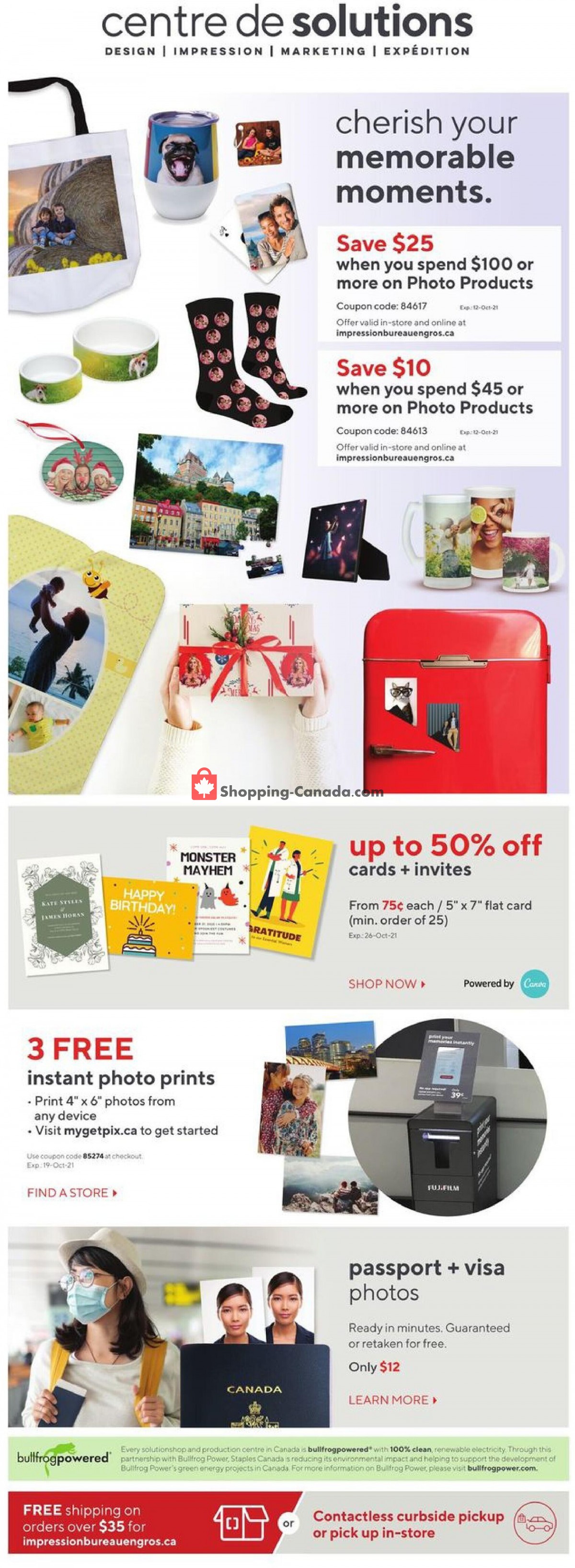 Staples flyer from Wednesday October 6, 2021 to Tuesday October 12, 2021 - page 12