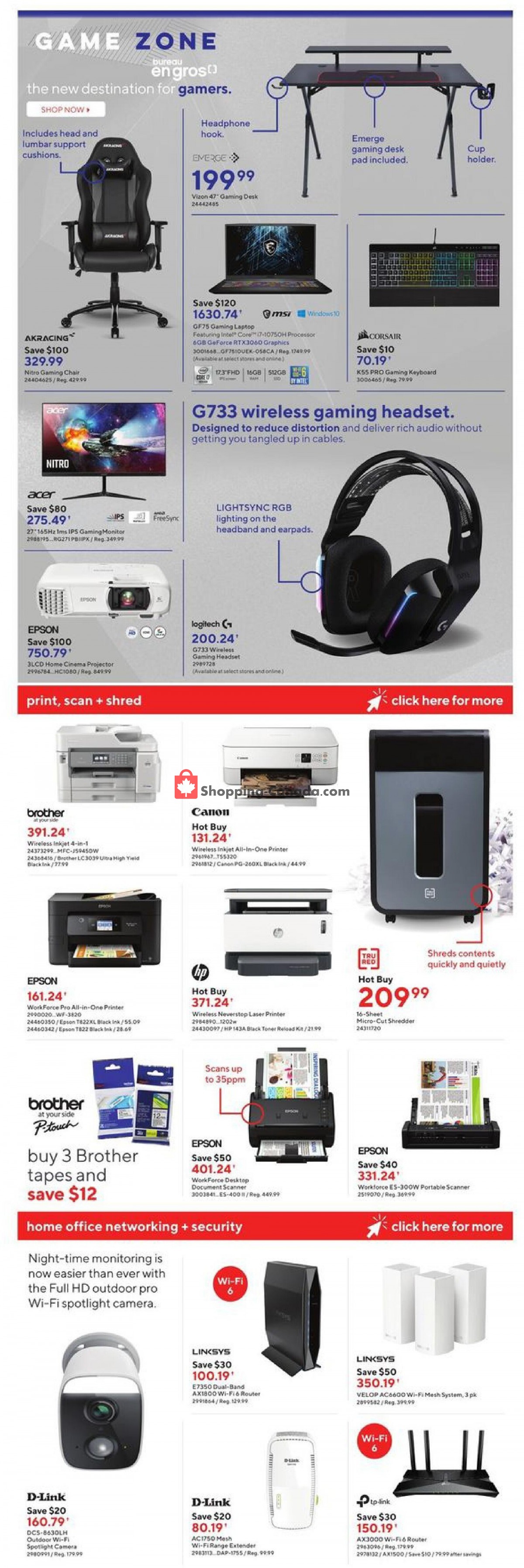 Staples flyer from Wednesday October 6, 2021 to Tuesday October 12, 2021 - page 8
