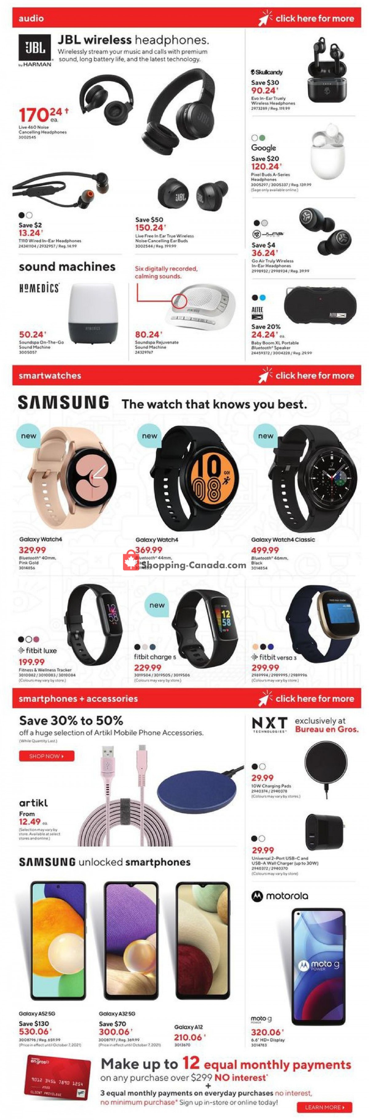 Staples flyer from Wednesday October 6, 2021 to Tuesday October 12, 2021 - page 9