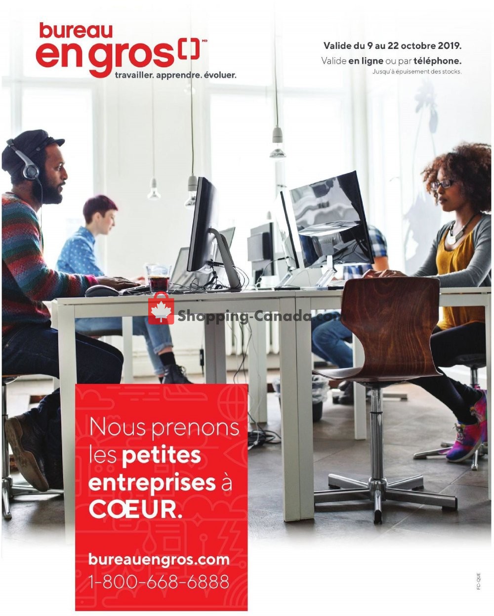 Staples flyer from Wednesday October 9, 2019 to Tuesday October 22, 2019 - page 1