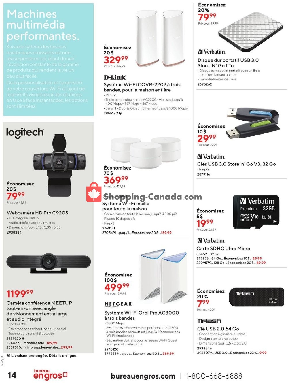 Staples flyer from Wednesday October 9, 2019 to Tuesday October 22, 2019 - page 14