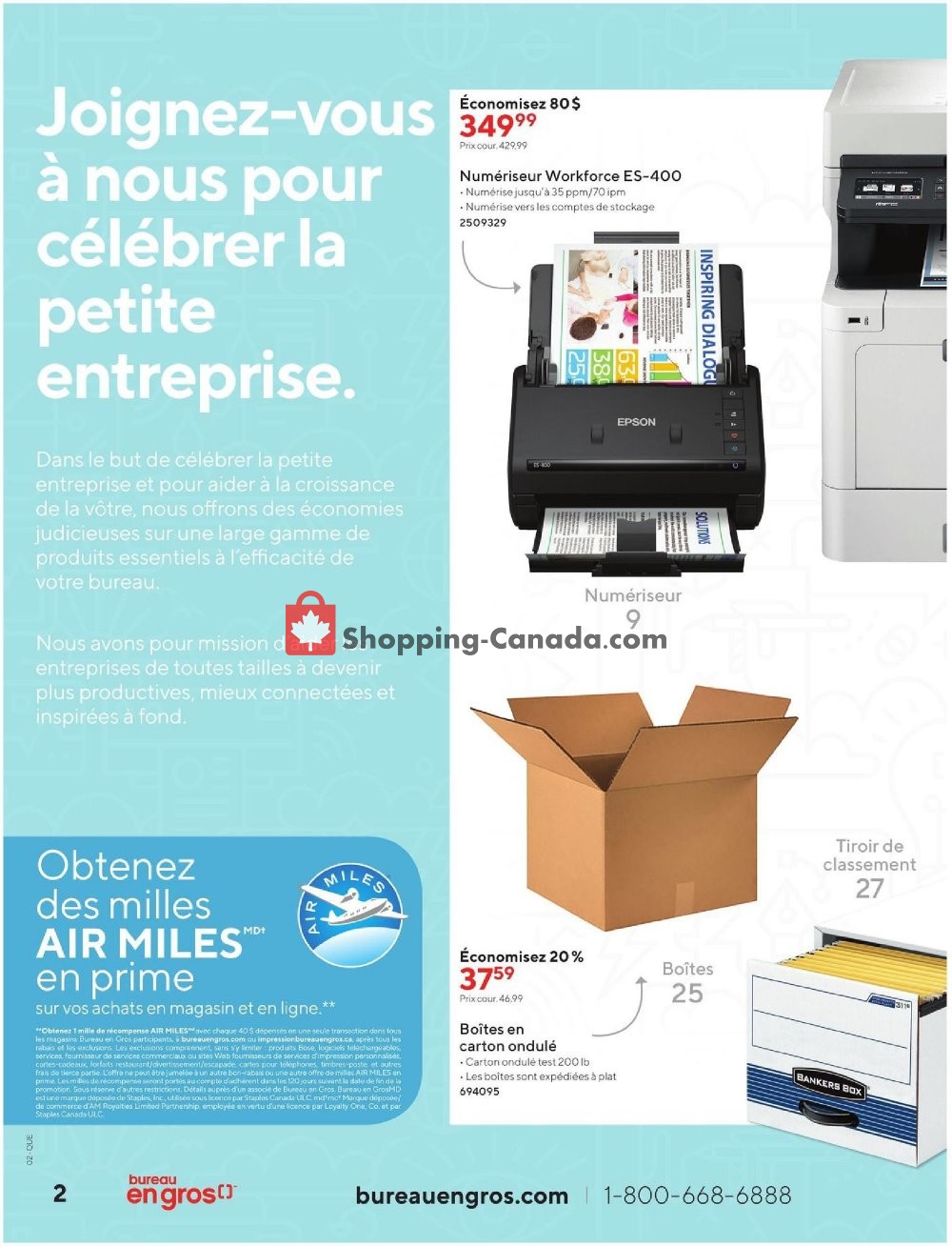 Staples flyer from Wednesday October 9, 2019 to Tuesday October 22, 2019 - page 2