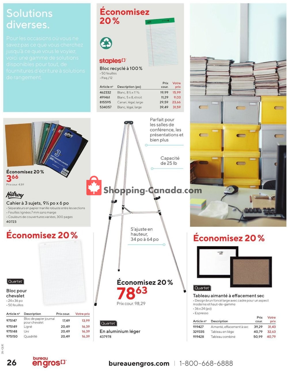 Staples flyer from Wednesday October 9, 2019 to Tuesday October 22, 2019 - page 26