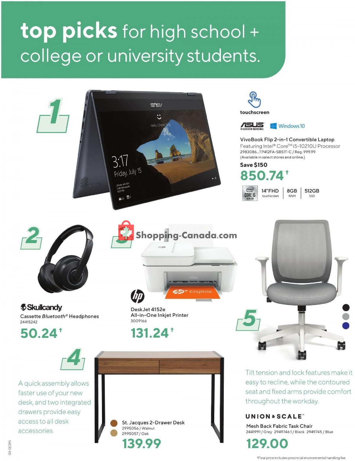 Staples flyer from Wednesday September 8, 2021 to Tuesday September 14, 2021 - page 3