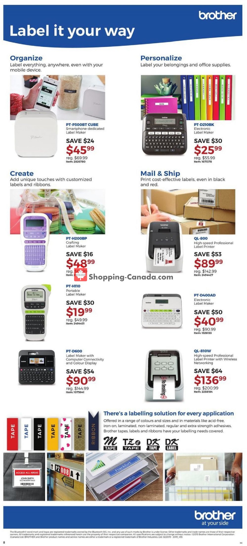 Staples flyer from Wednesday April 24, 2019 to Tuesday May 7, 2019 - page 8