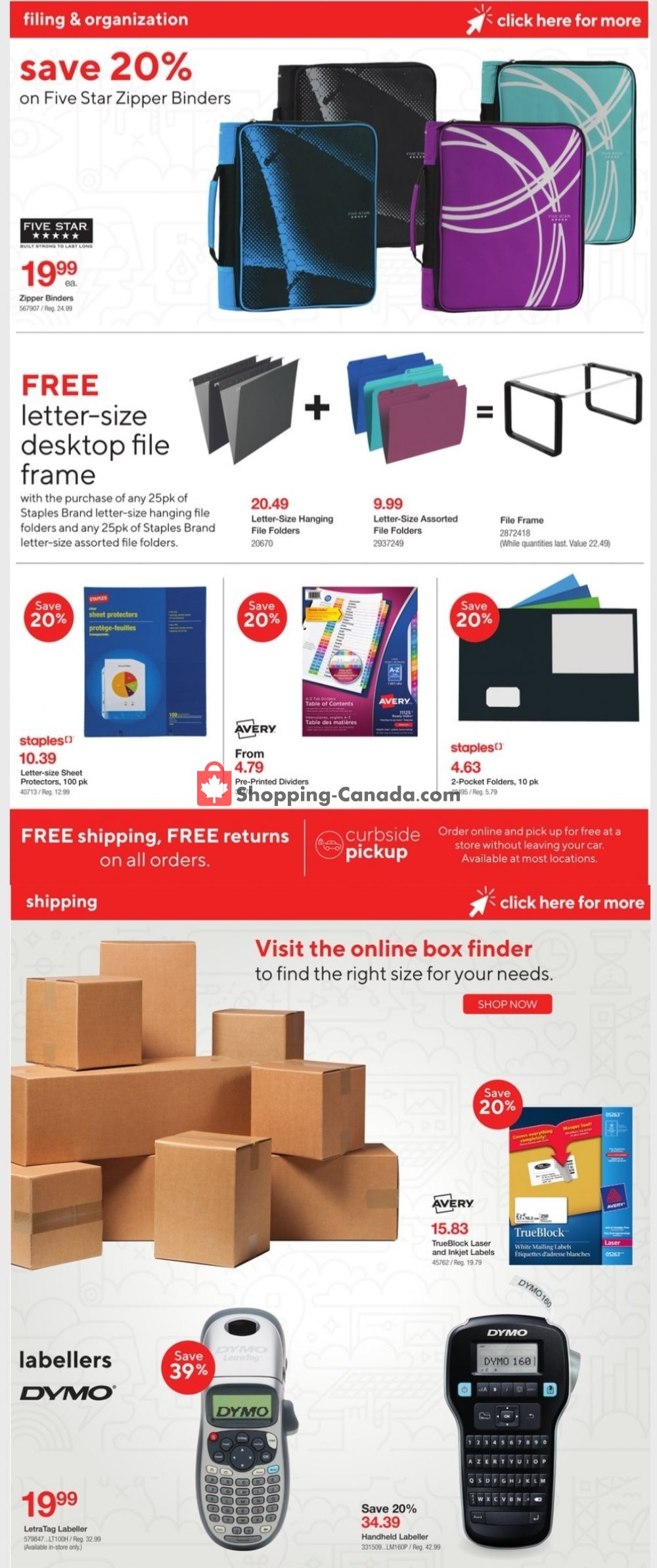 Staples flyer from Wednesday January 13, 2021 to Tuesday January 19, 2021 - page 12
