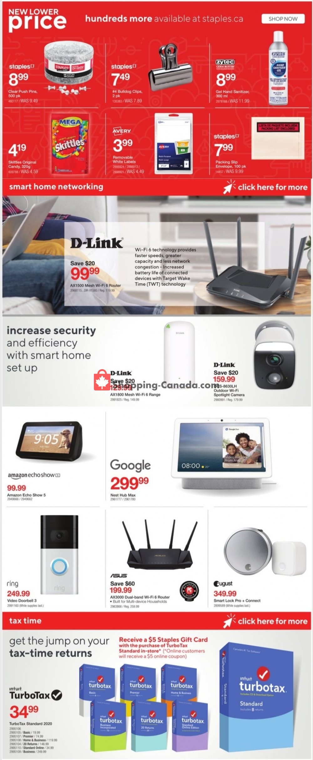 Staples flyer from Wednesday January 13, 2021 to Tuesday January 19, 2021 - page 3