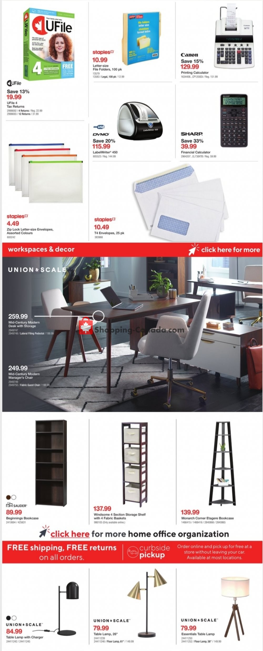 Staples flyer from Wednesday January 13, 2021 to Tuesday January 19, 2021 - page 4