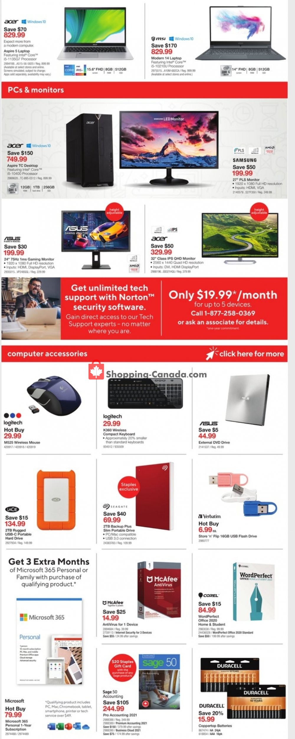 Staples flyer from Wednesday January 13, 2021 to Tuesday January 19, 2021 - page 8