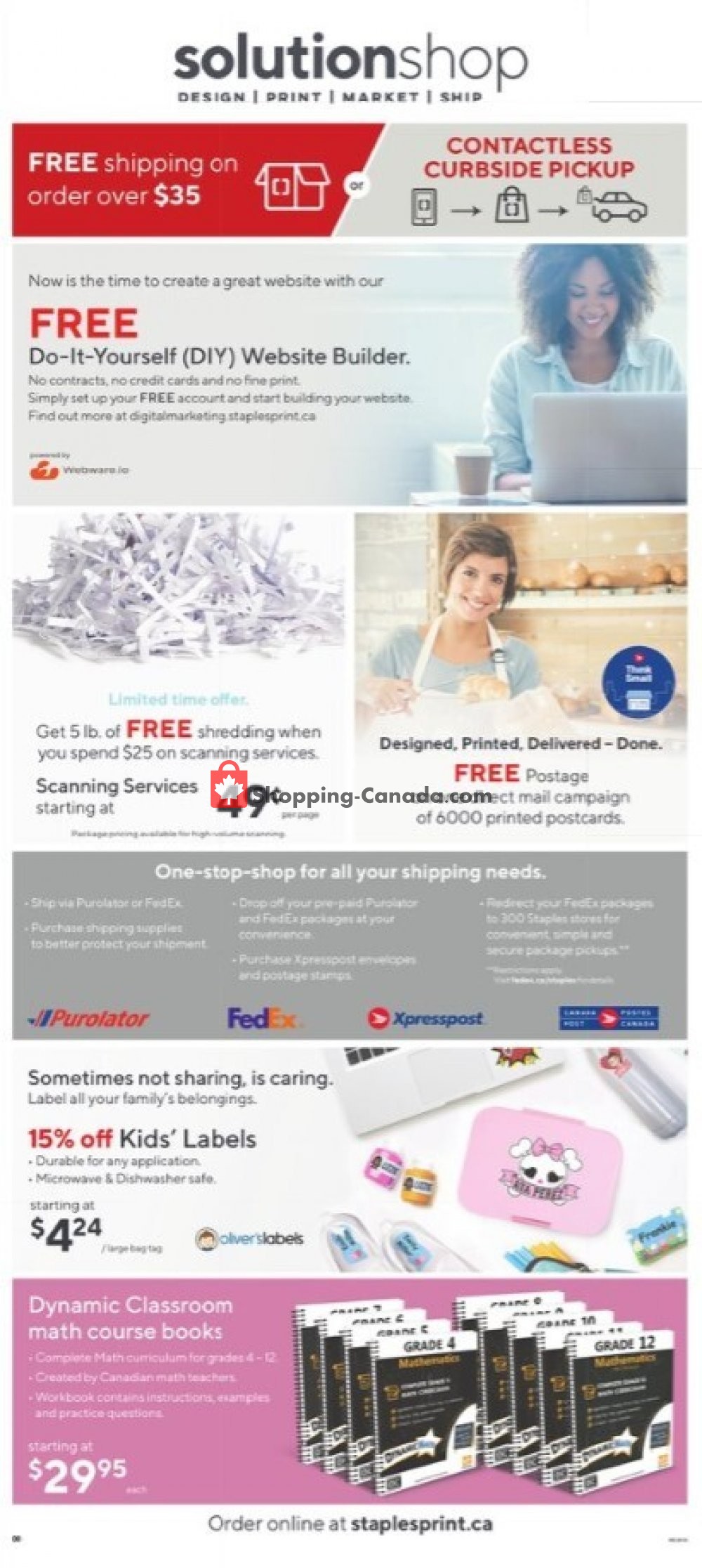 Staples flyer from Wednesday July 1, 2020 to Tuesday July 7, 2020 - page 11