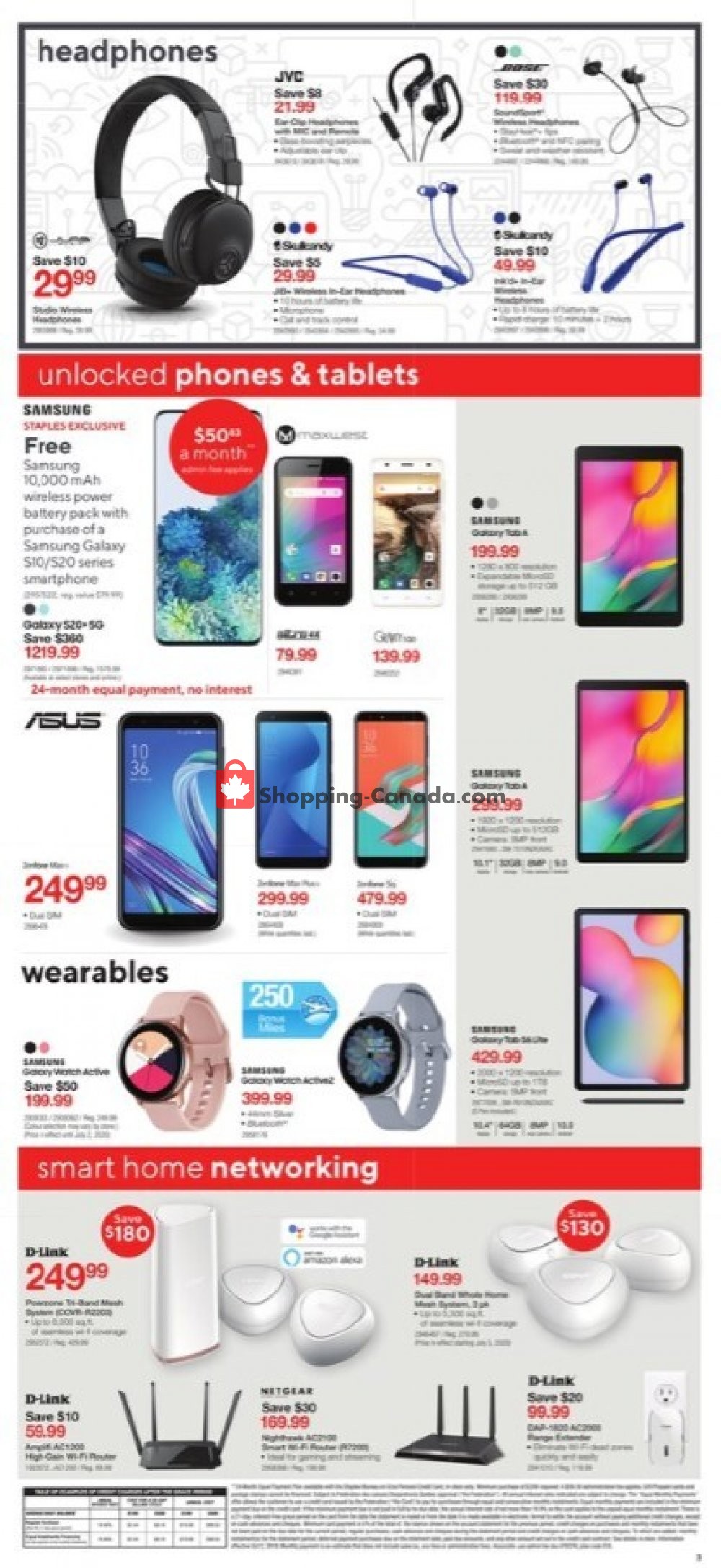 Staples flyer from Wednesday July 1, 2020 to Tuesday July 7, 2020 - page 3