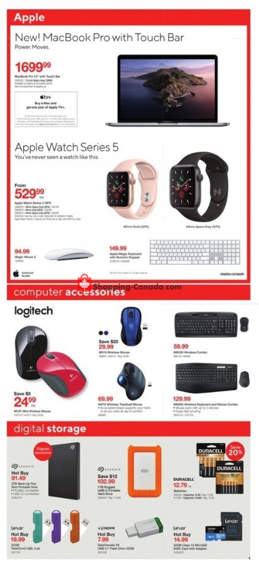 Staples Canada, flyer (Special Offer West) June 3 June 9, 2020
