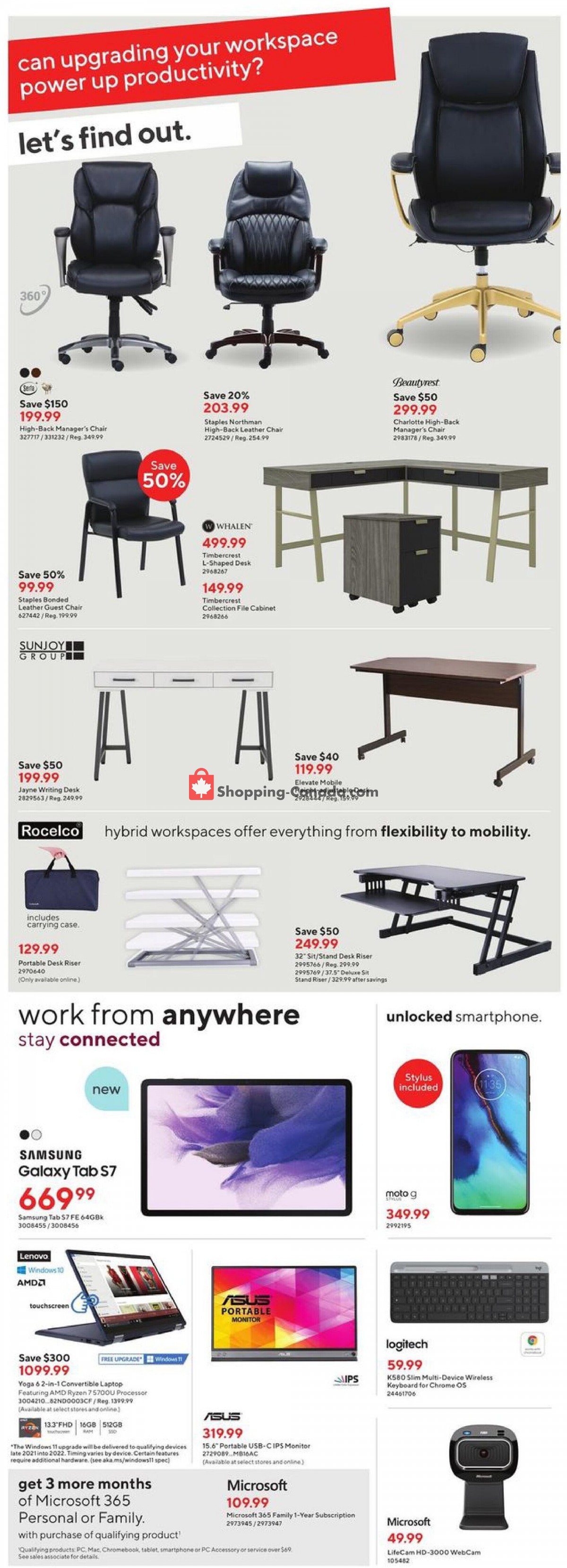 Staples flyer from Wednesday October 6, 2021 to Tuesday October 12, 2021 - page 10