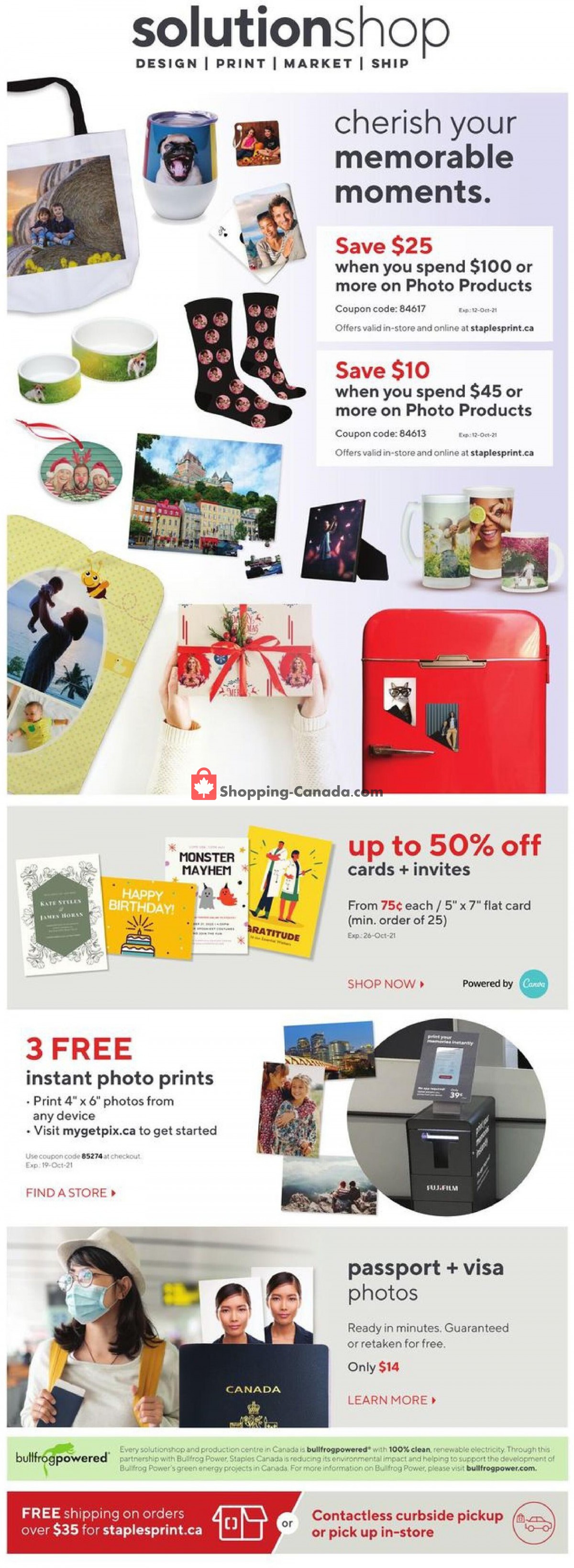 Staples flyer from Wednesday October 6, 2021 to Tuesday October 12, 2021 - page 12