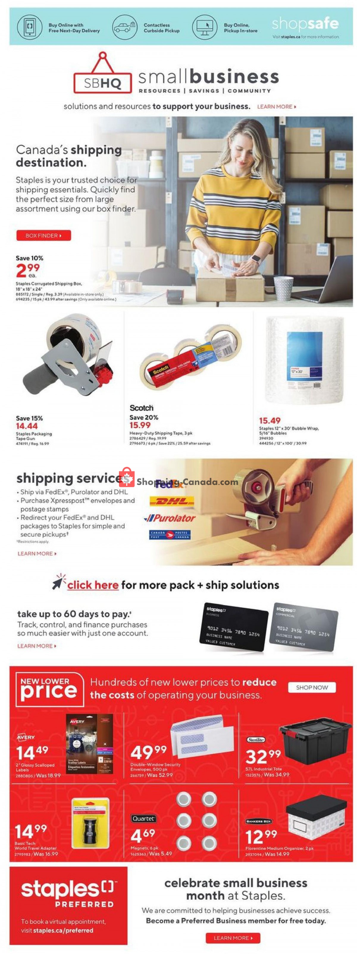 Staples flyer from Wednesday October 6, 2021 to Tuesday October 12, 2021 - page 2