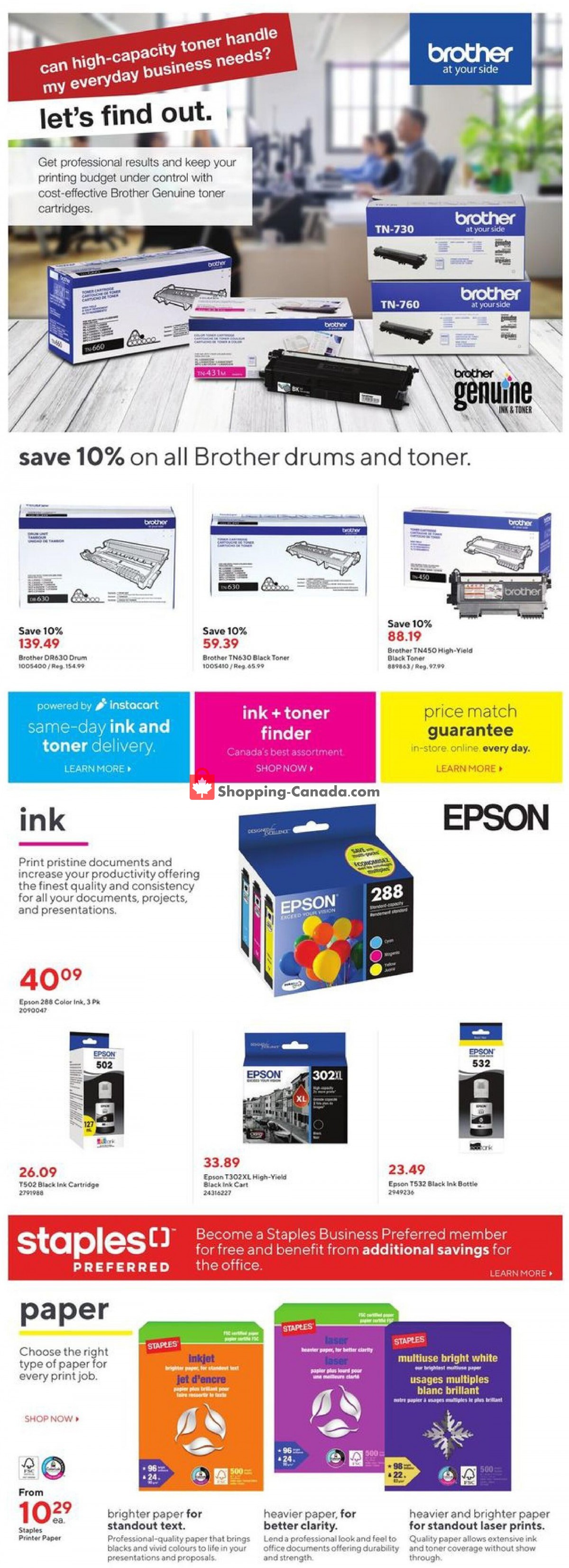 Staples flyer from Wednesday October 6, 2021 to Tuesday October 12, 2021 - page 5