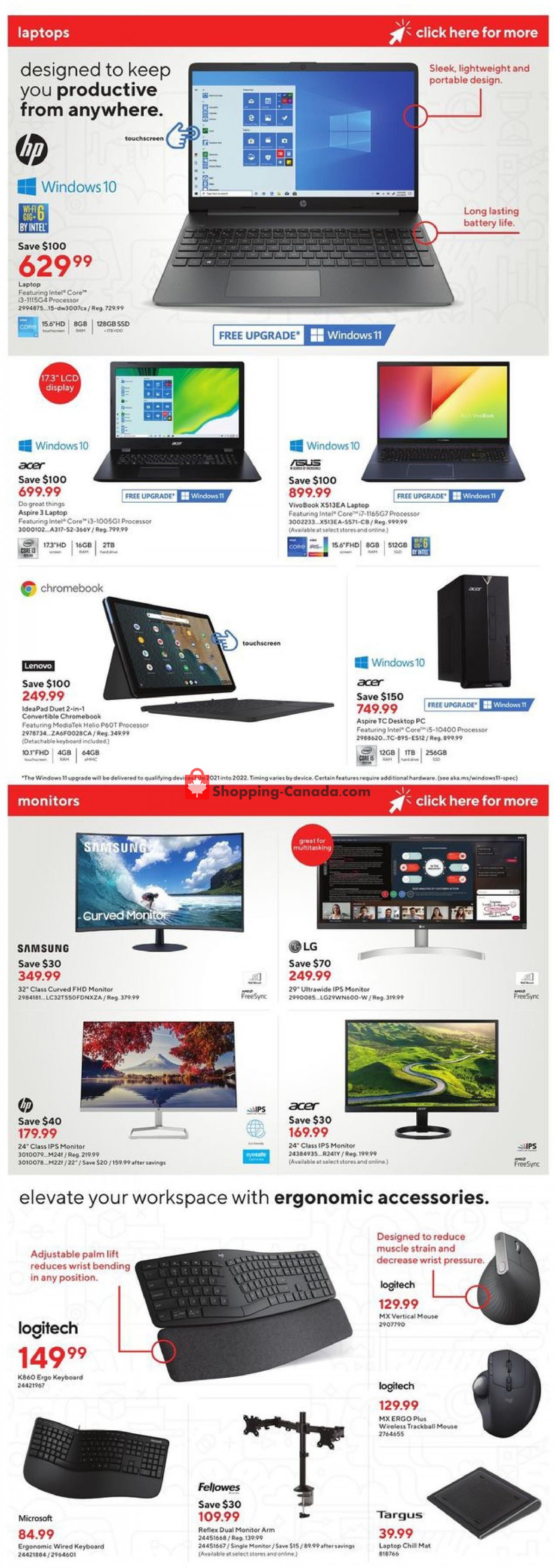 Staples flyer from Wednesday October 6, 2021 to Tuesday October 12, 2021 - page 6