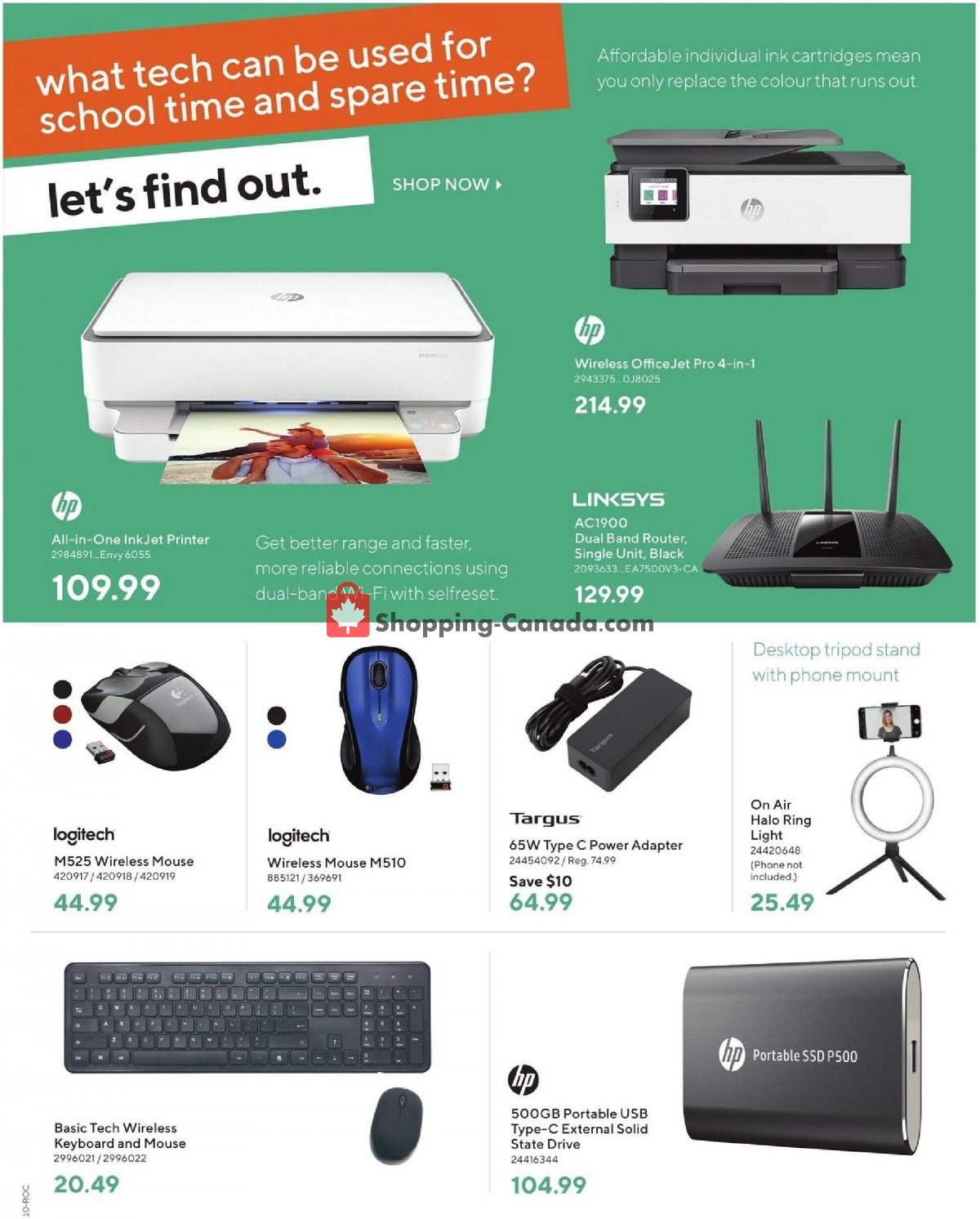 Staples flyer from Wednesday September 8, 2021 to Tuesday September 14, 2021 - page 10