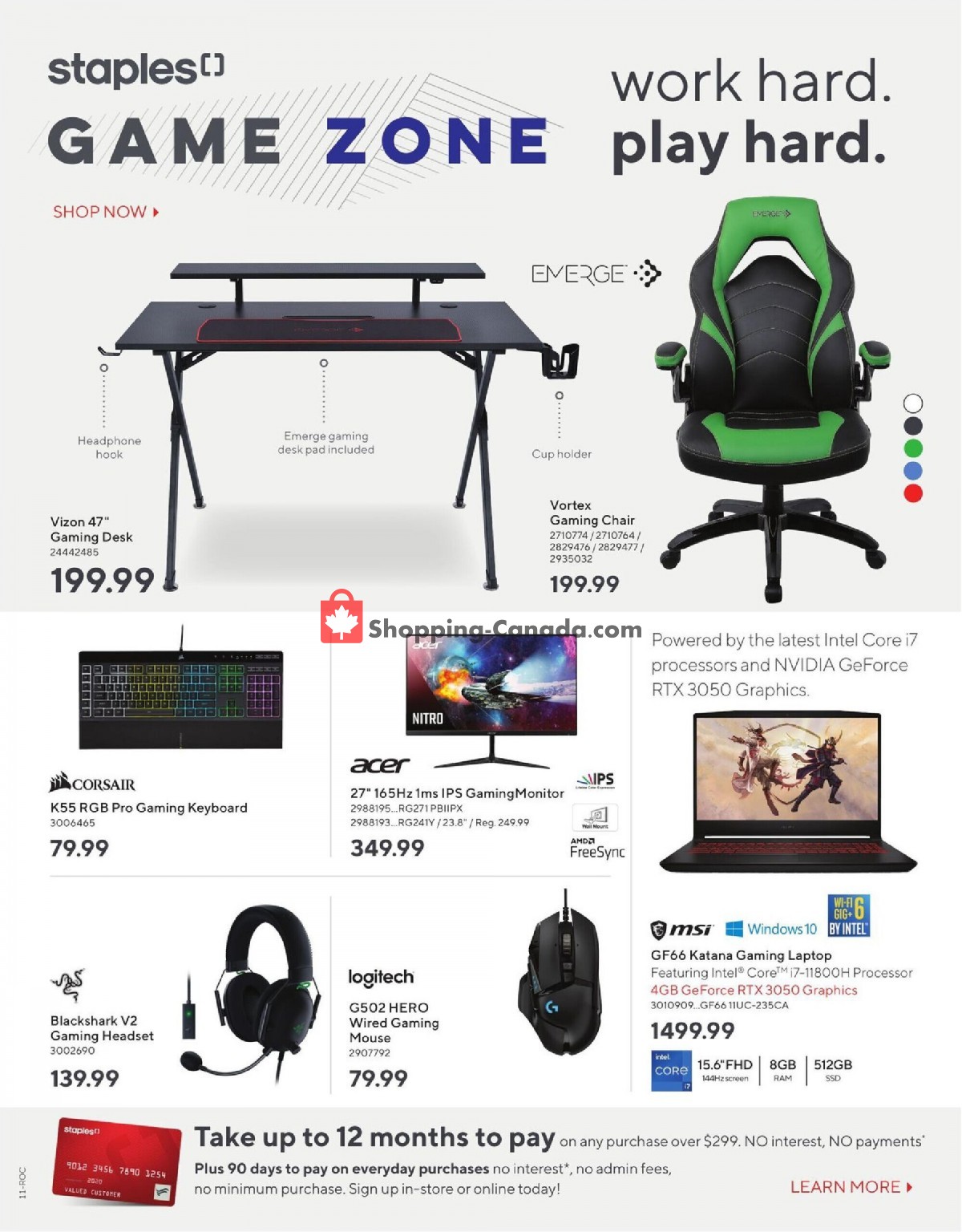 Staples flyer from Wednesday September 8, 2021 to Tuesday September 14, 2021 - page 11