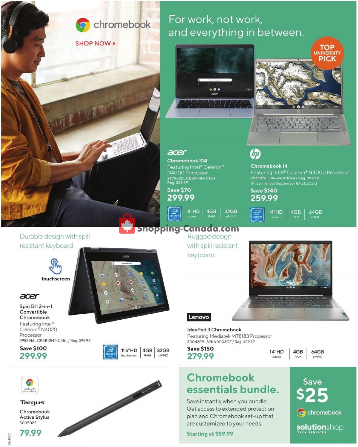 Staples flyer from Wednesday September 8, 2021 to Tuesday September 14, 2021 - page 8