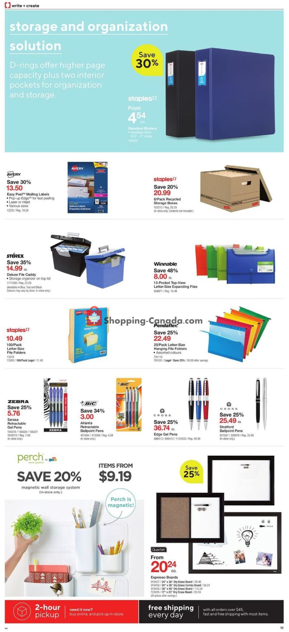 Staples flyer from Wednesday April 17, 2019 to Tuesday April 23, 2019 - page 11