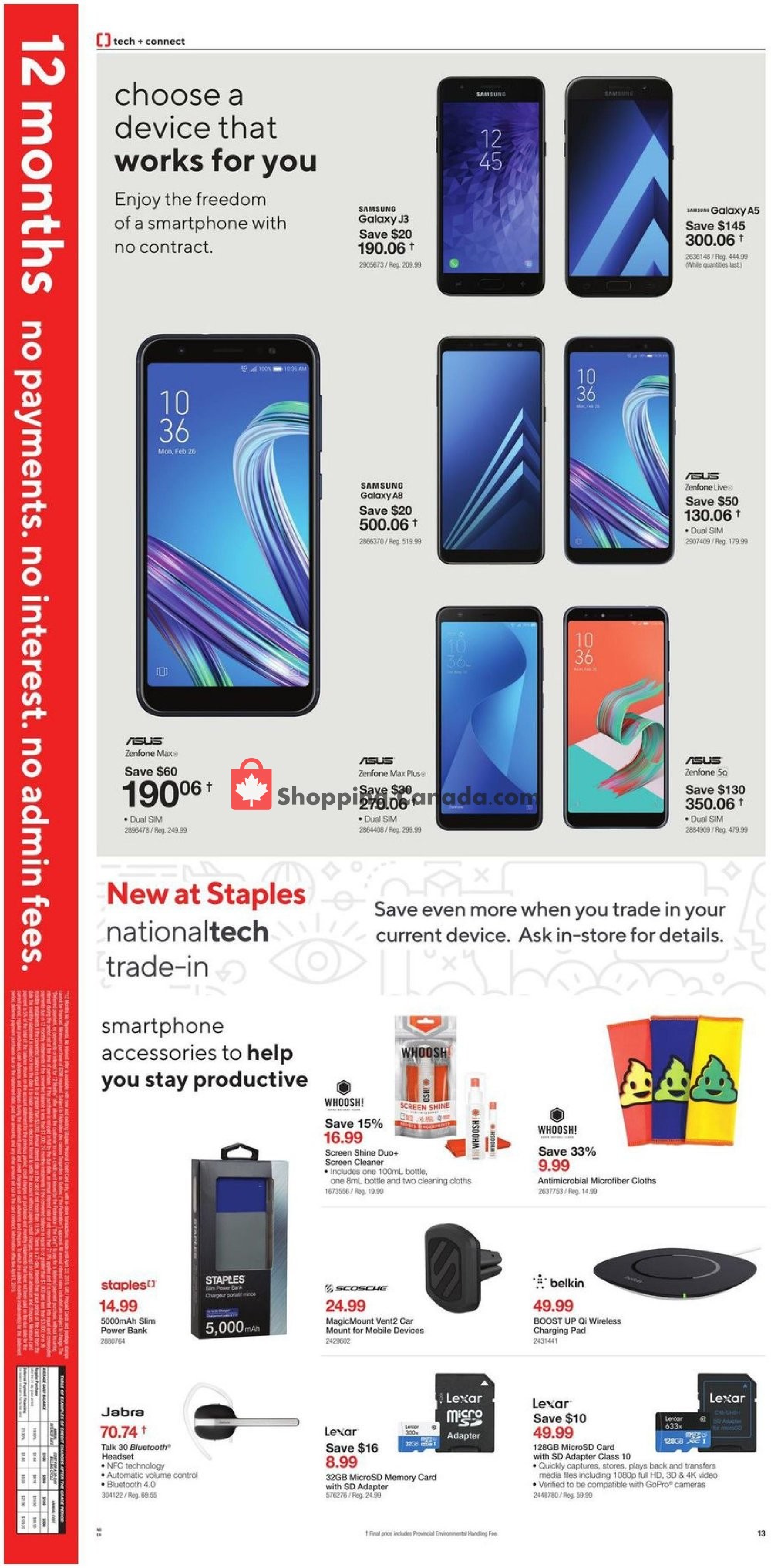 Staples flyer from Wednesday April 17, 2019 to Tuesday April 23, 2019 - page 13