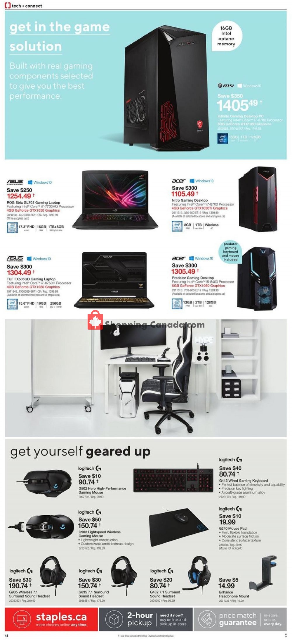 Staples flyer from Wednesday April 17, 2019 to Tuesday April 23, 2019 - page 14